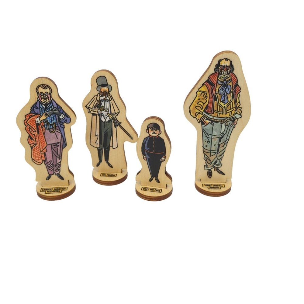 Sherlock Holmes Wooden Figures Collection Set D Schweizercraft Chris Schweizer - Picture 11 of 11